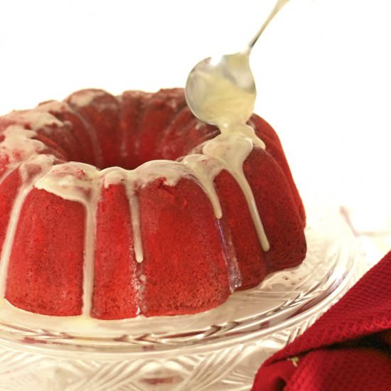 Gluten Free Red Velvet Pound Cake