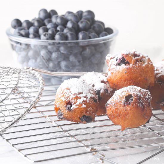 Fresh Blueberry Fritters