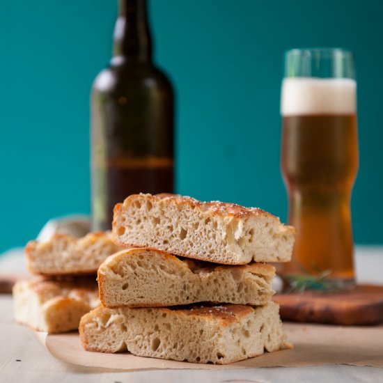 Beer Focaccia Bread