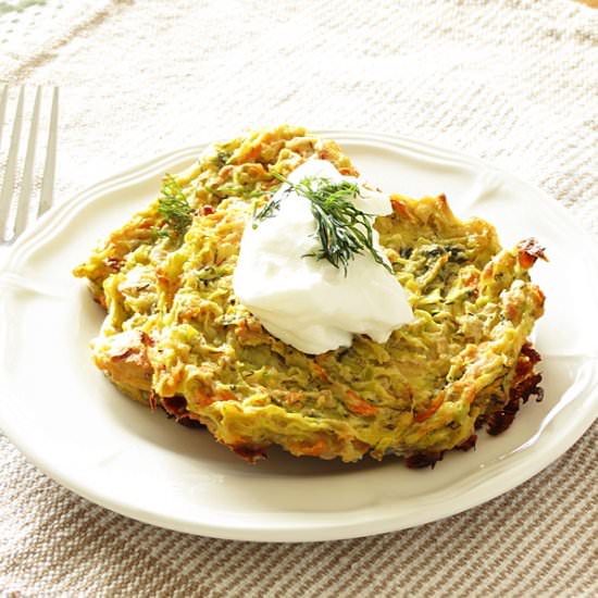 Carrot Zucchini Fritters