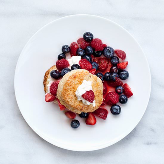 Mixed Berry Shortcake