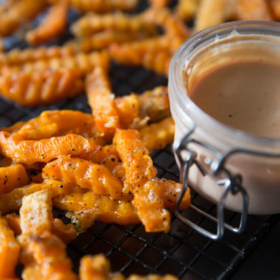 Crinkle Cut Sweet Potato Fries