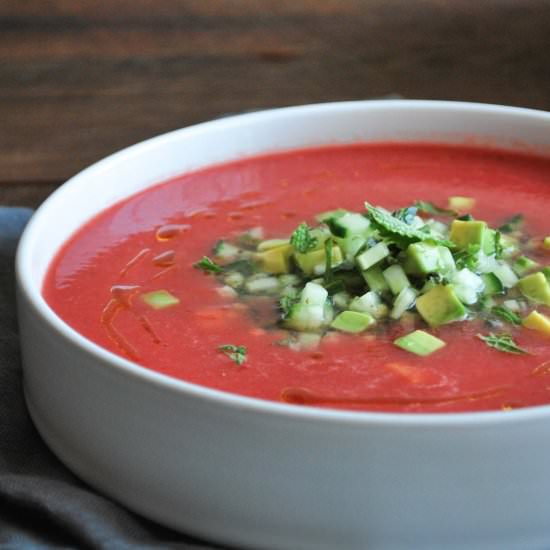 Watermelon & Habanero Gazpacho