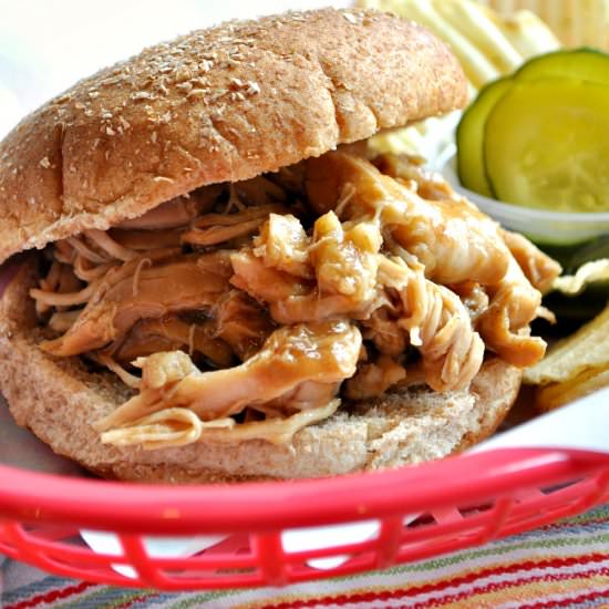 Slow Cooker Root Beer BBQ Chicken