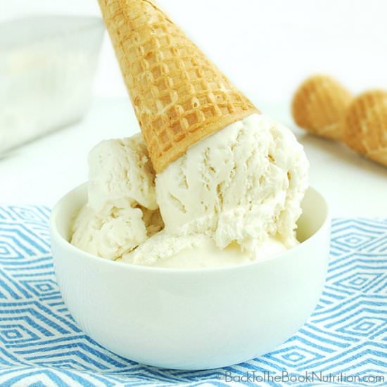 5 Minute Homemade Vanilla Ice Cream