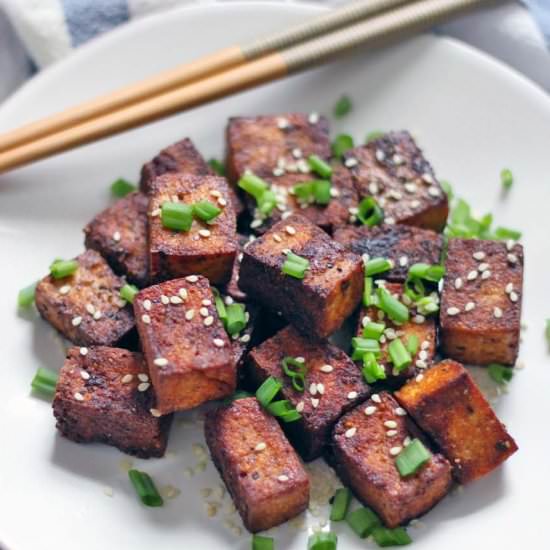 Soy Sauce and Black Pepper Tofu