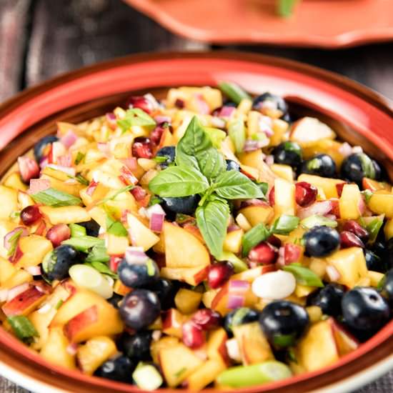Blueberry-Peach Salsa
