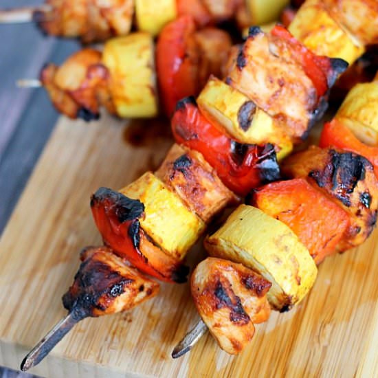 Chipotle Chicken Skewers