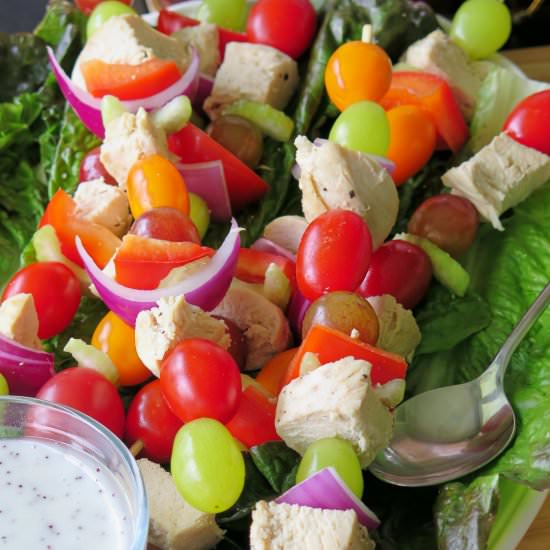 Chicken Salad Skewers