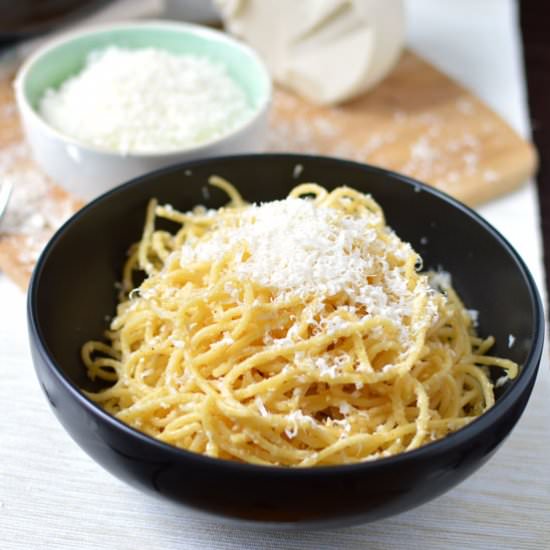 Brown Butter Spaghetti w/ Mizithra
