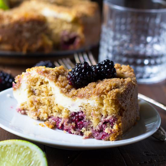 Blackberry Lime Coffee Cake
