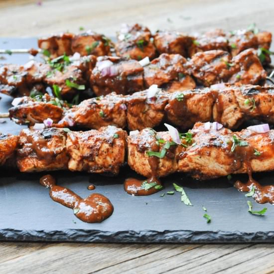 Grilled BBQ Chicken Nuggets