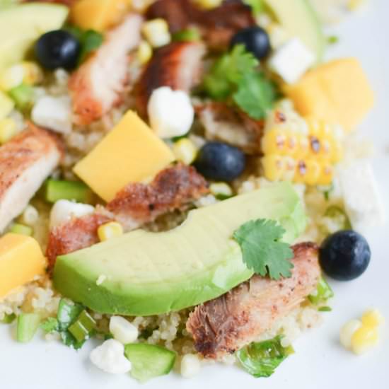 Blackened Chicken and Quinoa Salad