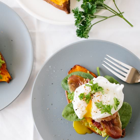 Sweet Potato “Toast” with Egg