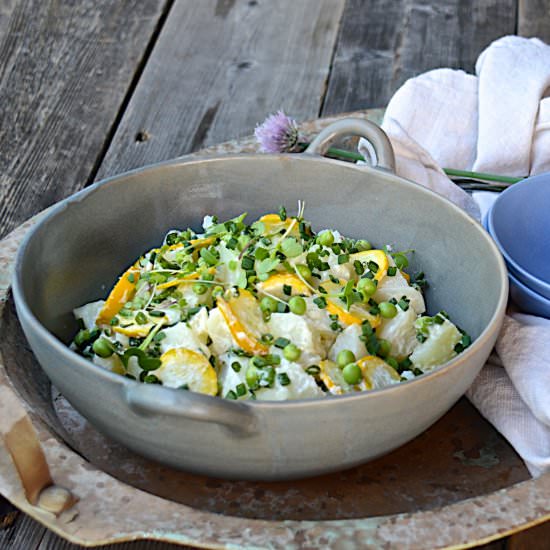 Potato Vegetable Salad, Vegan