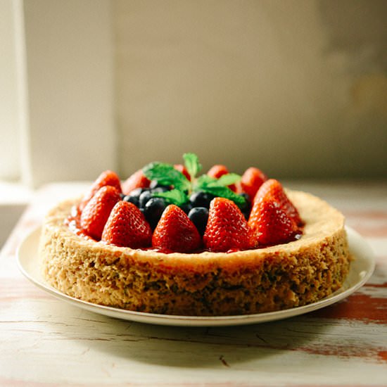 Vegan Lemon Mint Cake