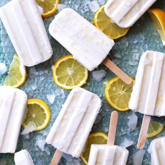 Lemon-Coconut Creamsicles