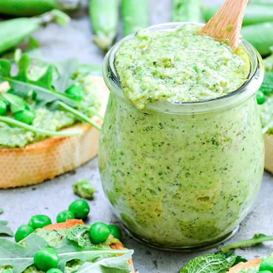 Pea and Arugula Pesto