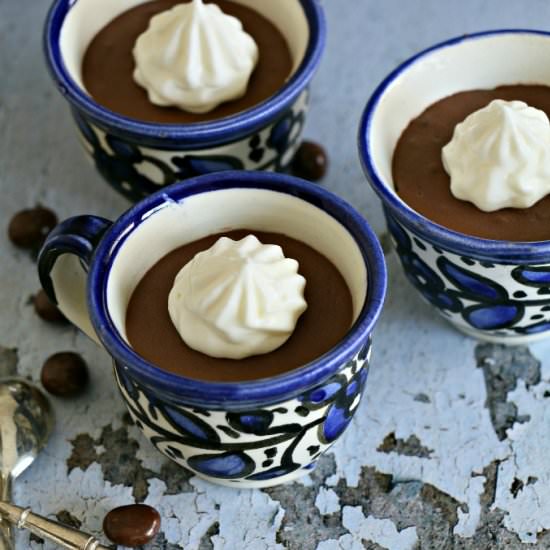 Chocolate Coffee & Cardamom pudding