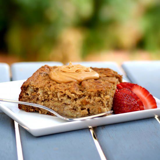 Banana Protein Baked Oatmeal