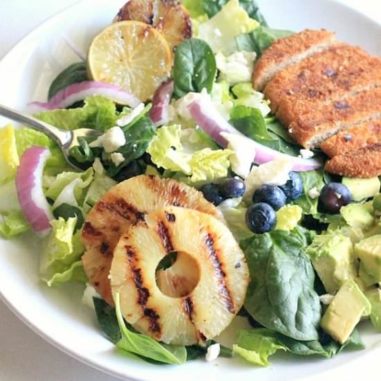 Grilled Chicken Salad with Fruit