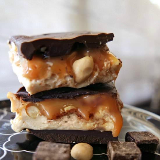 Frozen Snickers Bars