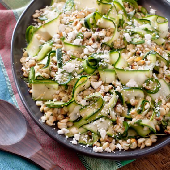 Grilled Corn and Zucchini Salad