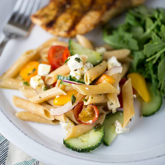 Easy Greek Pasta Salad