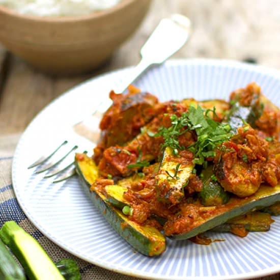 Sausage and Zucchini Curry