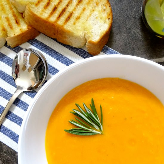 Carrot & Sweet Potato Soup