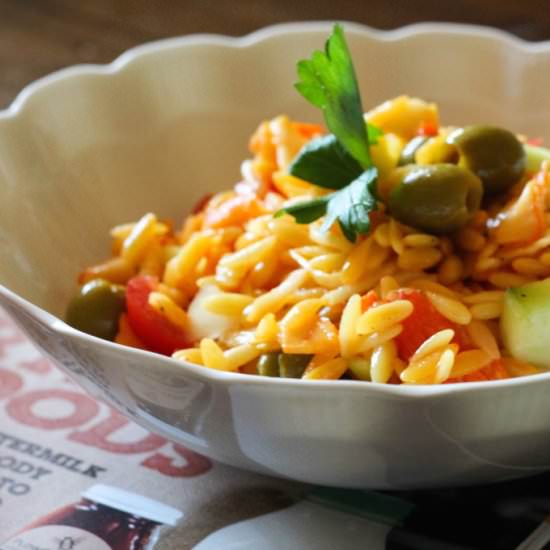 Spanish Orzo Salad