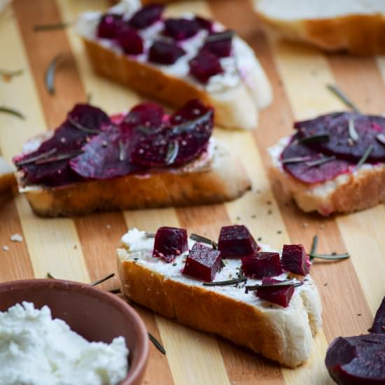 Ricotta, Rosemary, & Roasted Beet