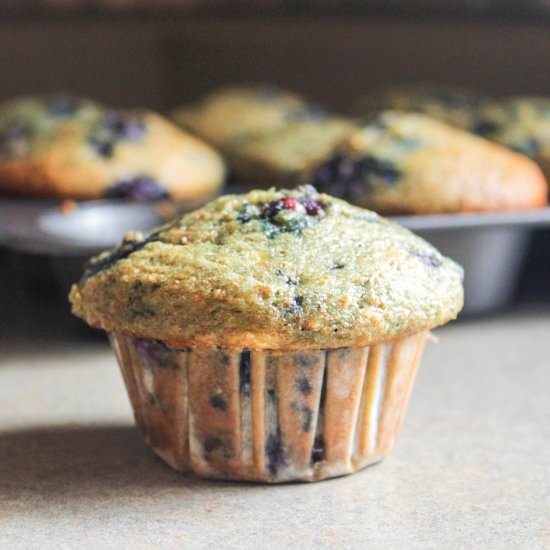 Lemon-Blueberry-Banana Muffins