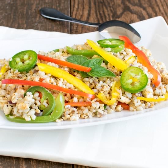 Brown Rice Tofu Scramble