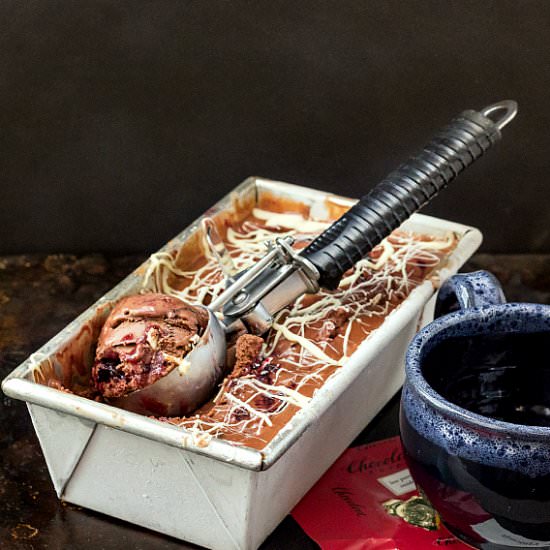 Chocolate Cherry Almond Gelato