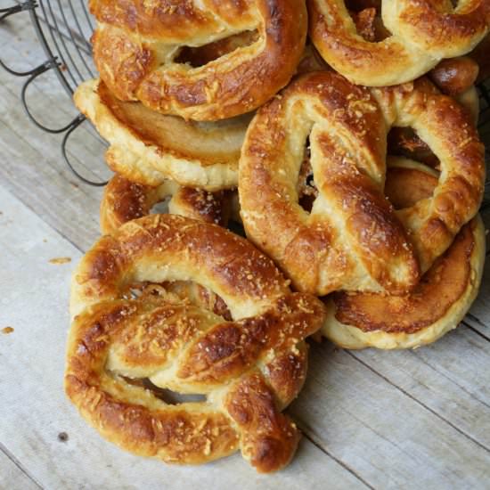 Asiago Cheese Soft Pretzels