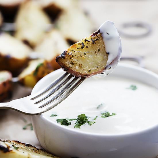 Grilled Ranch Potatoes