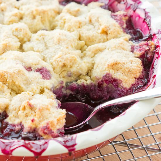 Vegan Blueberry Cobbler