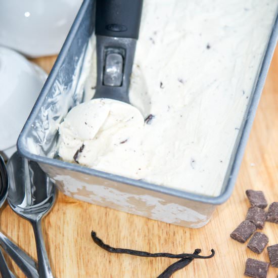 No Churn Chocolate Chip Ice Cream