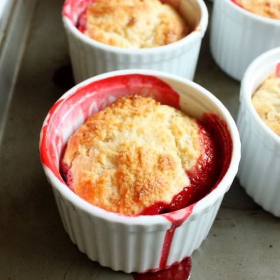 Strawberry Shortcake Cobbler