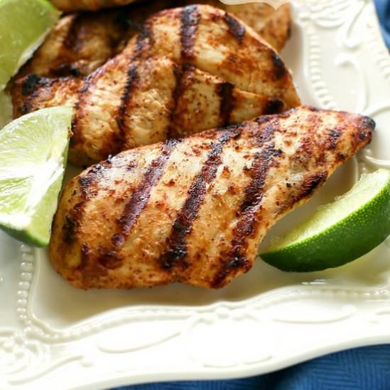 Grilled Mexican Lime Chicken
