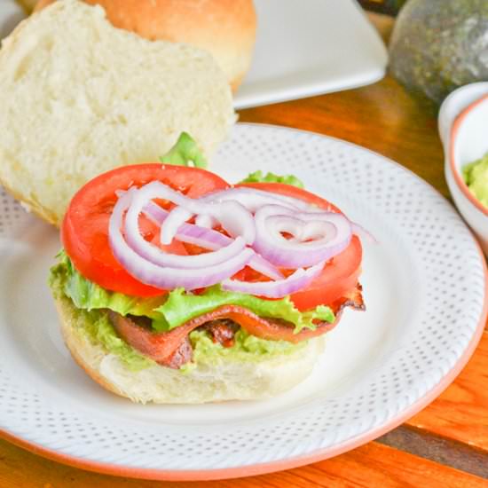 BLT with Avocado Spread