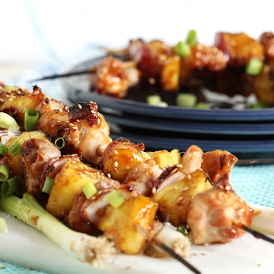 Grilled Teriyaki Glazed Chicken