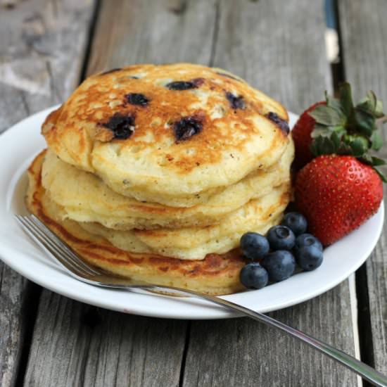 Lemon Blueberry Pancakes
