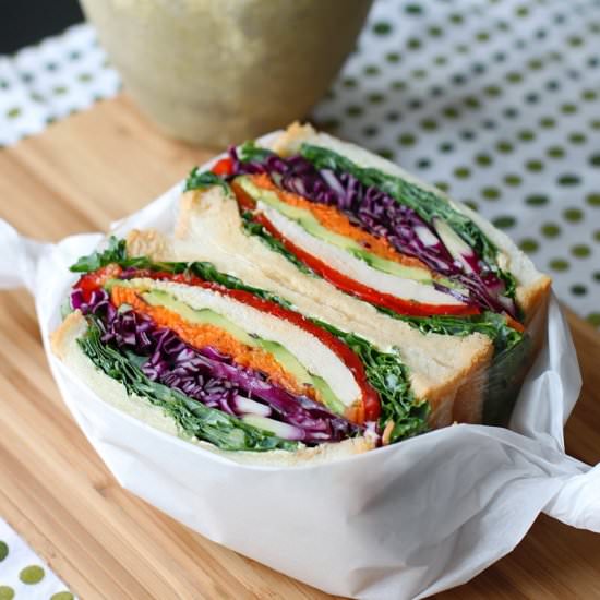 Veggie and Chicken Sandwich