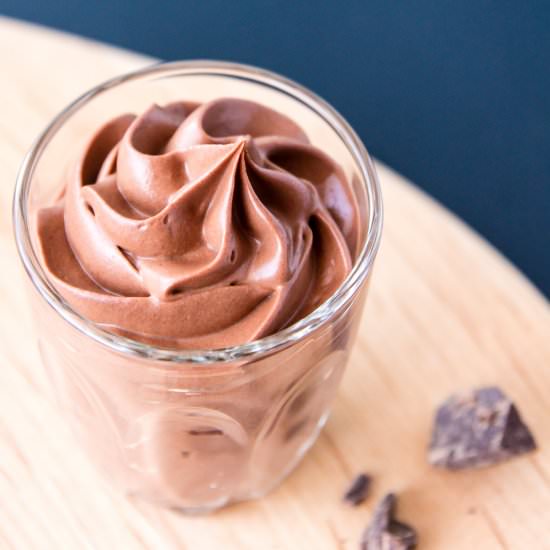 3 Ingredient Chocolate Mousse