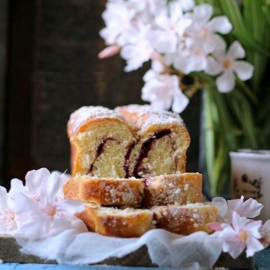 Brioches with Cherry Jam