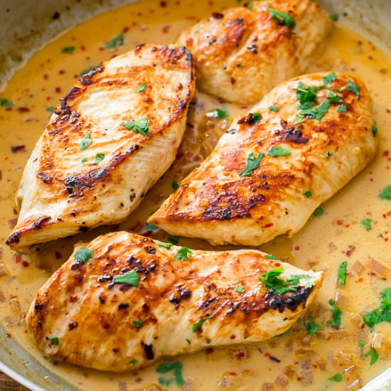 Crispy Chicken with Cilantro Lime