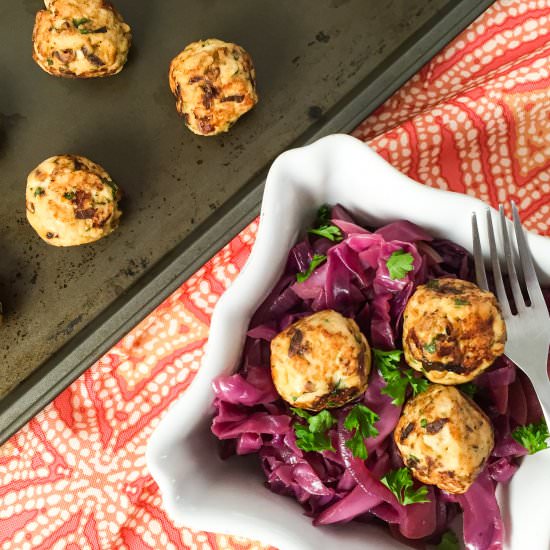 Turkey Mushroom Meatballs