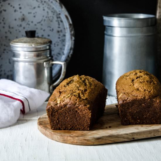 Spiced Zucchini Olive Oil Bread